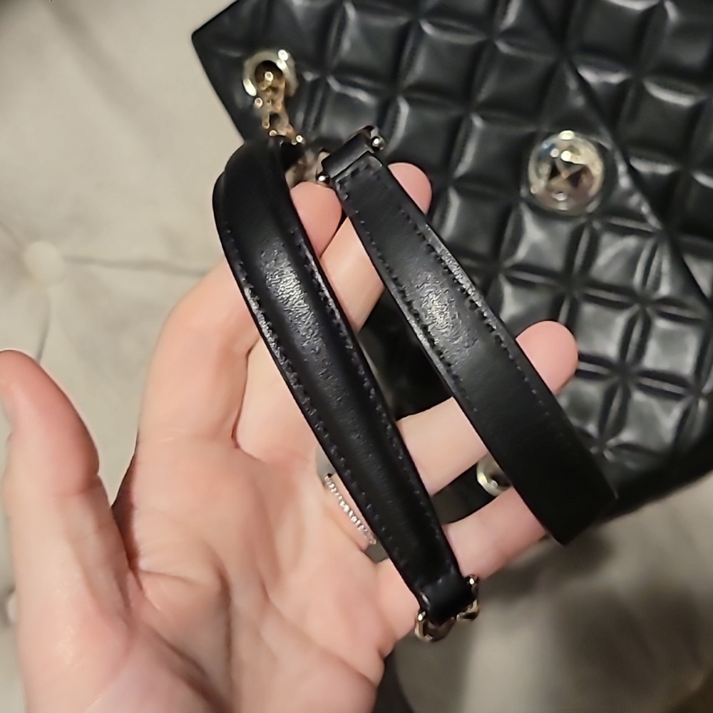 KATE SPADE NATALIA SMALL FLAP CROSSBODY BAG BLACK - Picture 6 of 12